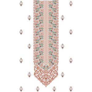 Beautiful Neck Embroidery NED7257-25