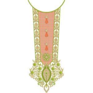 Unique Neck Embroidery NED7275-25