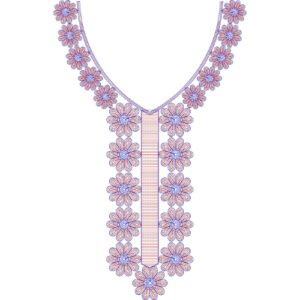 Flower Gala Chain Stitch Design CSED315-25