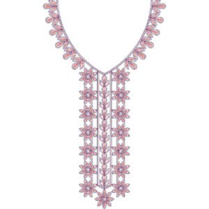 Flower Gala Chain Stitch Design CSED326-25