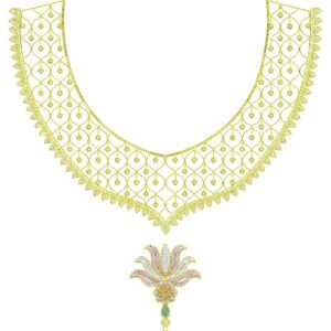 Flower Gala Chain Stitch Design CSED344-25