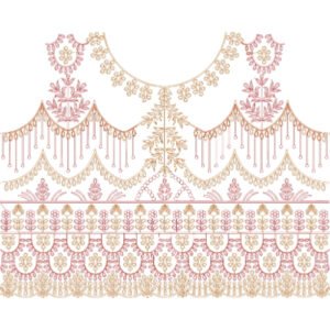 Chain Stitch Floral Design CSED349-25