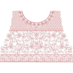 Flower Gala Chain Stitch Design CSED350-25