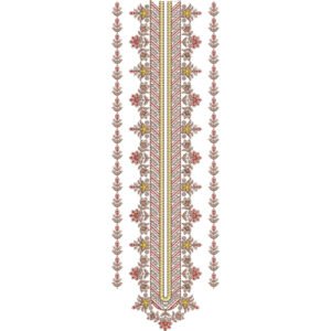 Flower Neck Embroidery NED7304-25