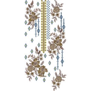 Neck Embroidery Design NED7330-25