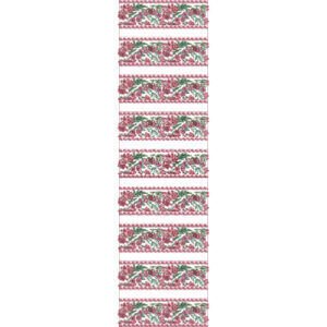 Elegant Floral Vine Lace Embroidery Border Design