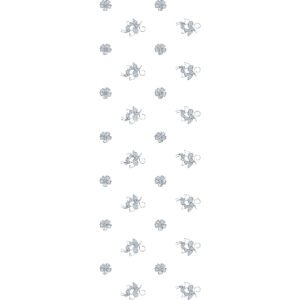 Delicate Floral Bouquet and Blossom Motif All Over Embroidery Design Pattern