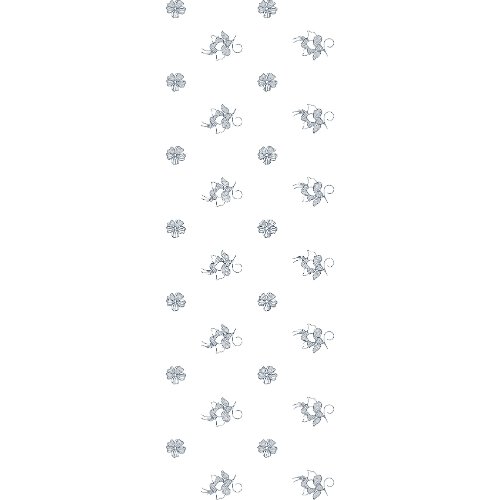 Delicate Floral Bouquet and Blossom Motif All Over Embroidery Design Pattern