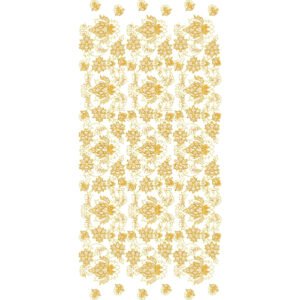 Luxury Floral All Over Jaal Embroidery Design with Large Blooming Flowers and Botanical Vine Pattern