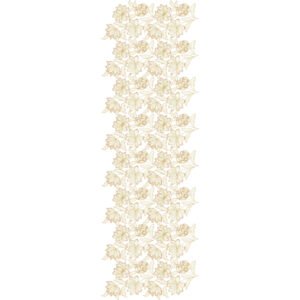 Elegant Floral All Over Jaal Embroidery Design with Layered Blossoms and Flowing Botanical Motifs