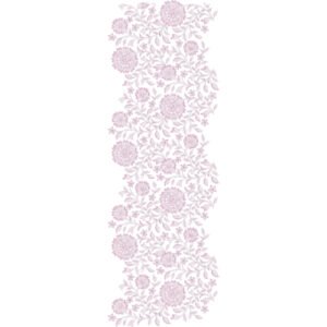Elegant Floral All Over Jaal Embroidery Design with Chrysanthemum Blooms and Flowing Botanical Vines