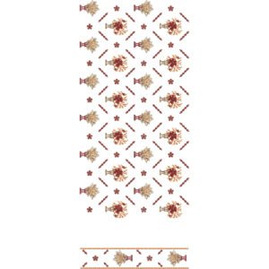 Traditional Ethnic All Over Jaal Embroidery Design with Ornamental Floral Motifs and Geometric Accent Pattern