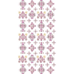Traditional Geometric All Over Jaal Embroidery Machine Design Pattern for Kurti, Dress & Ethnic Textile