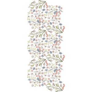 Elegant Botanical Floral All Over Jaal Embroidery Machine Design Pattern for Kurti, Kameez & Premium Textile