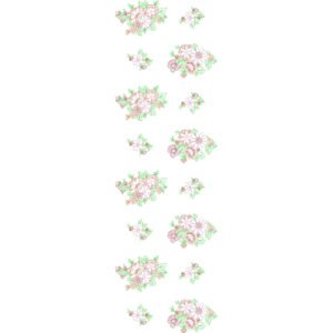 Elegant Scattered Floral Half Jaal Embroidery Machine Design Pattern for Kurti, Border & Premium Designer Textile