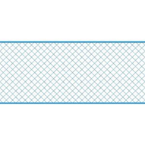 Elegant Diamond Mesh Lace Embroidery Design with Seamless Net Pattern for Machine Embroidery