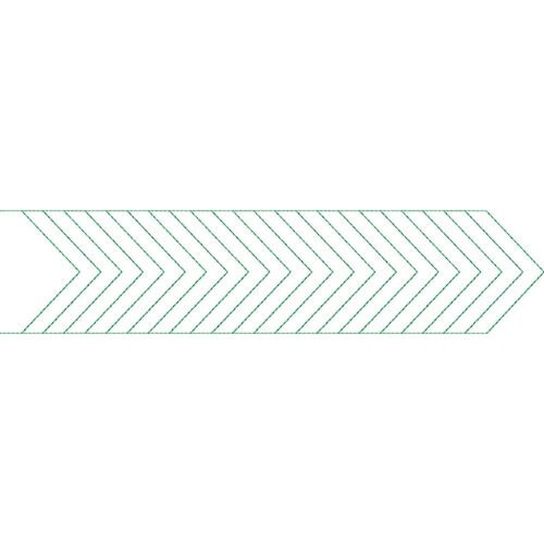 Elegant Chevron Border Lace Embroidery Design for Machine Embroidery