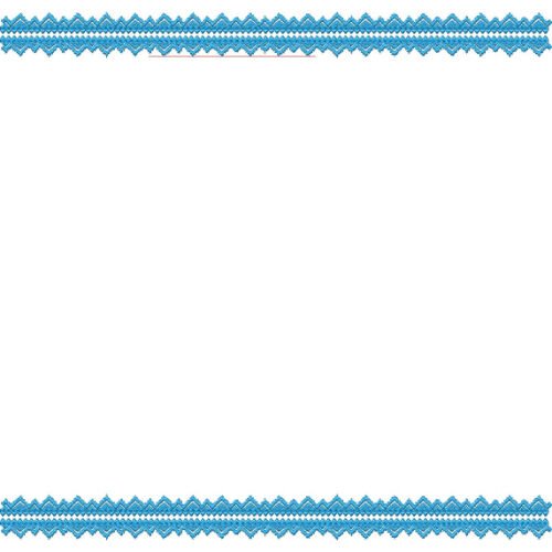 Elegant Geometric Lace Embroidery Border Design for Machine Embroidery