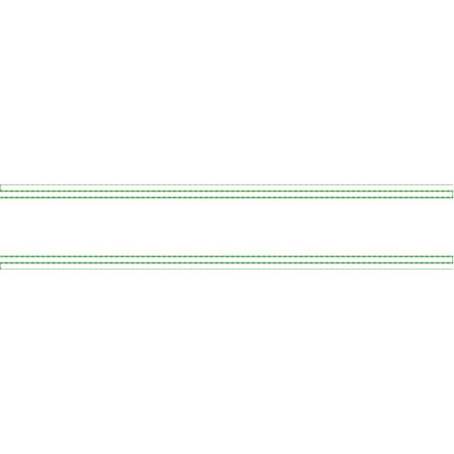 Minimal Double Line Lace Embroidery Border Design for Machine Embroidery