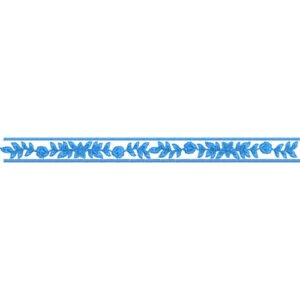 Elegant Floral Vine Lace Embroidery Border Design for Machine Embroidery